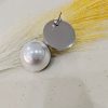 Σκουλαρίκια Big Pearl Silver - Image 2